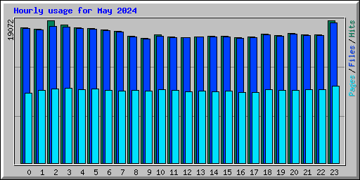 Hourly usage for May 2024